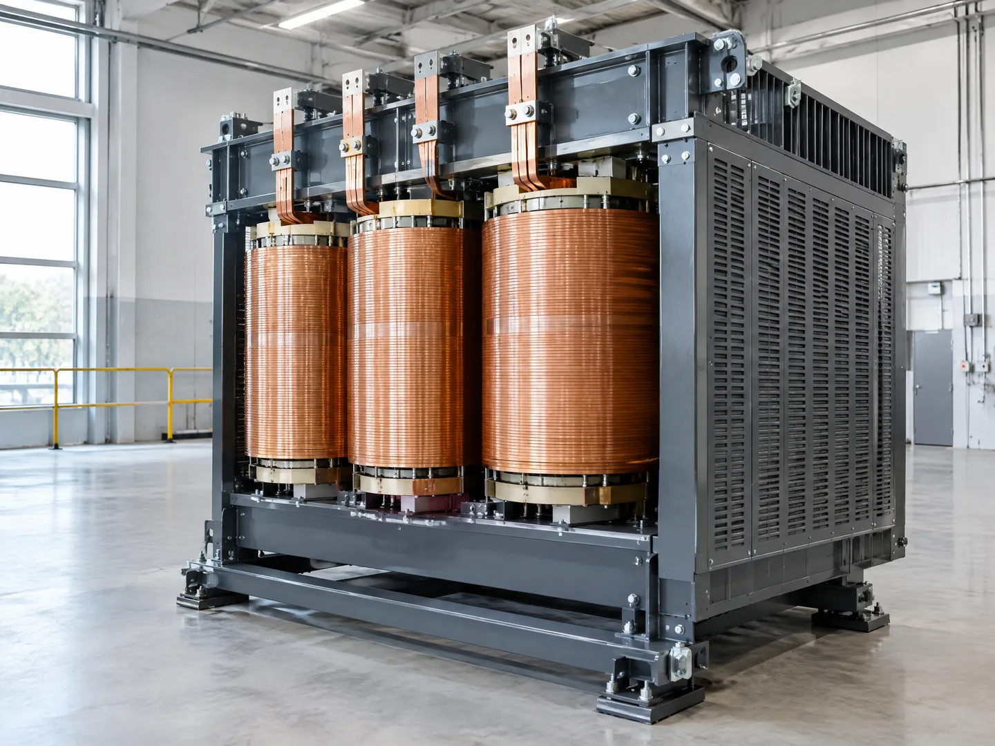 Dry-type electrical transformer equipment
