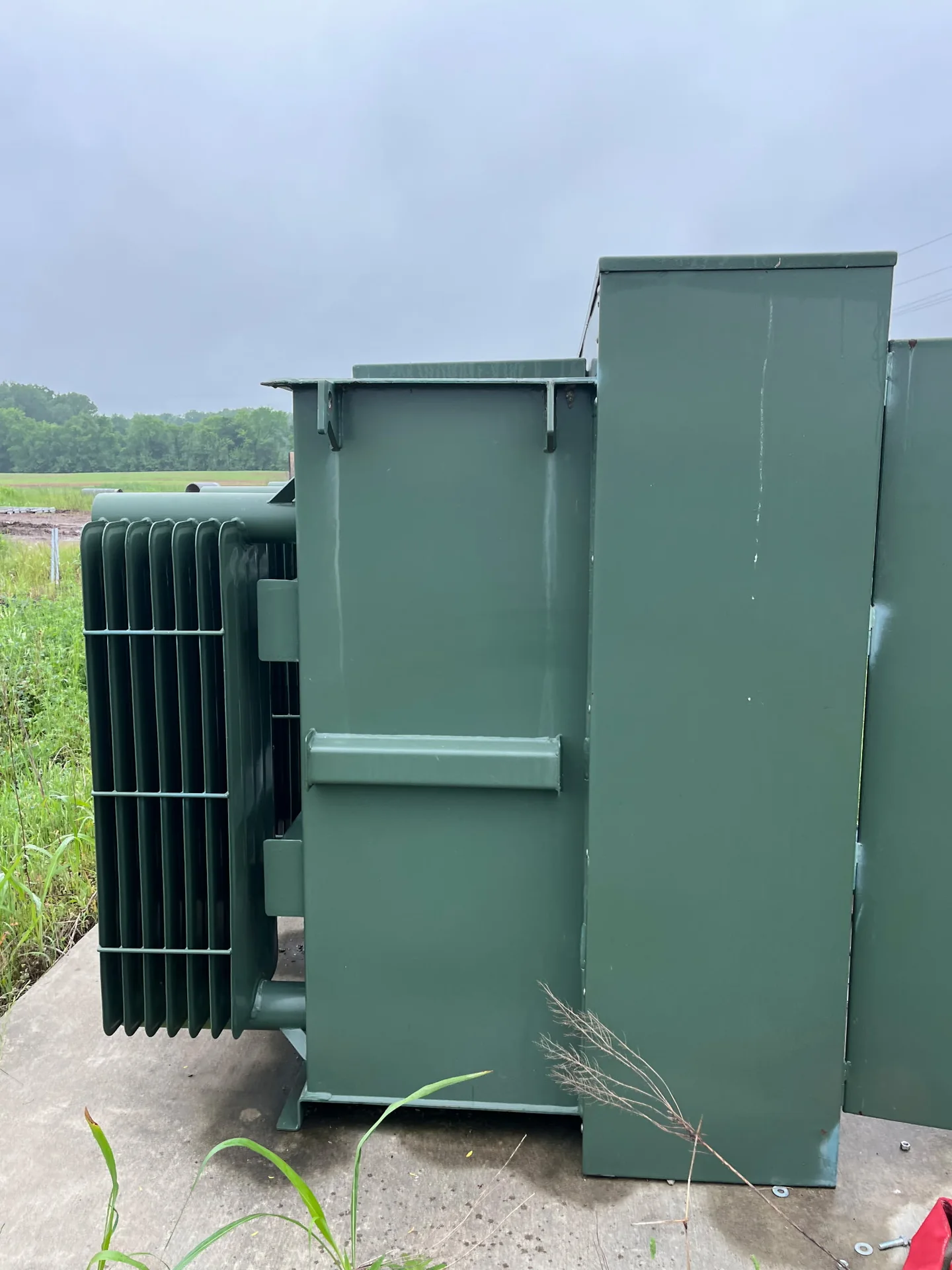 Pad-mounted electrical transformer equipment
